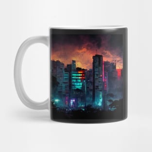 Cyberpunk Night City Mug